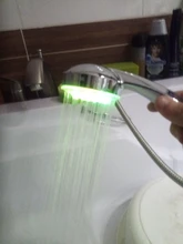Cabezal de ducha Led de mano con luces LED románticas, 1 Uds.