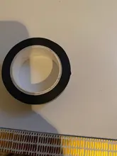 Papel decorativo básico de Blanco sólido, cinta adhesiva de escritura Washi, suministros escolares, papelería, color negro, 15mm X 10m, 1 unidad