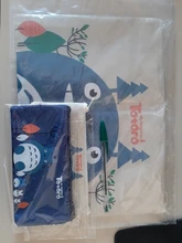 Bolsa de documentos A4 de gran capacidad, carpeta de archivos Oxford, bonita, My neiphine Totoro, para oficina, papelería, bolsa de almacenamiento para regalo para estudiantes, 33x23,5 cm