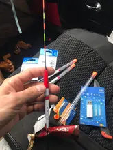 Balsa-flotadores de Pesca de madera, boya de agua poco profunda, cola de Hrad, accesorios de herramientas de Pesca, 3 unids/lote