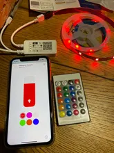 Wifi inteligente interruptor de Control de LED de luz de tira con Homekit Siri temporización de atenuación de trabajo con Dohome Alexa de Google