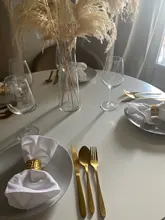 6 uds anillos para servilleta titular oeste cena toalla anillo de servilleta decoración de fiesta decoración de la Mesa de en Stock