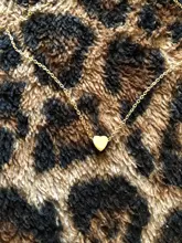 Collar a la moda de acero inoxidable para mujer, gargantillas de amor a la moda, collar largo de acero dorado personalizado, colgante delicado, regalo para pareja