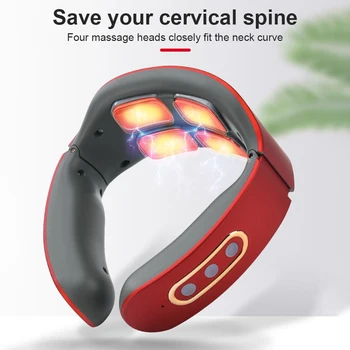 Electric Pulse Heat Neck Massager Far Infrared Heating Shoulder Massage Machine Intelligent Cervical Pain Relief Relaxation Tool
Electric Pulse Heat Neck Massager Far Infrared Heating Shoulder Massage Machine Intelligent Cervical Pain Relief Relaxation Tool