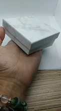 Caja de joyería de mármol, collar, pulsera, anillos, caja de exhibición de embalaje de cartón, regalos, organizador de almacenamiento colgante, rectángulo/cuadrado