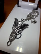 Arwen-anillo de la película clásica, Arwen Evenstar, colgante de película, joyería de cristal, estrella de Crepúsculo, pendiente de Torque, Erkek kolye