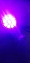 Mini lámpara portátil UV 9 LED Morado para secado de uñas, linterna para esmalte de uñas en Gel artístico, herramientas de máquina