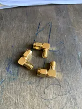 2 unids/lote SMA a SMA conector 90 grados ángulo recto SMA adaptador macho a hembra para WIFI antena/FPV RF conector