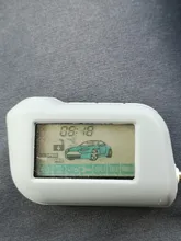 Funda de silicona para llave + funda de batería A93 para StarLine A93 A63 A39 A36 LCD llavero para mando a distancia cubierta del cuerpo