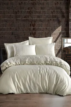 Satin Color 100% Cotton Boutique Double King Queen Duvet Cover Set ALİTA V1 BEJ 
Satin Color 100% Cotton Boutique Double King Queen Duvet Cover Set ALİTA V1 BEJ