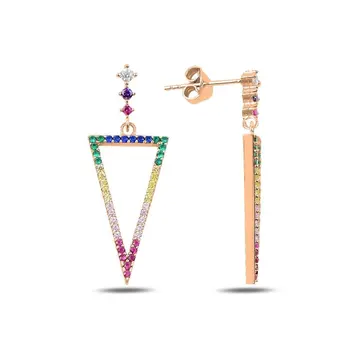 Angemiel 925 Sterling Silver Mixed Color Zircon Stone Earring-Rose Gold Plated
Angemiel 925 Sterling Silver Mixed Color Zircon Stone Earring-Rose Gold Plated