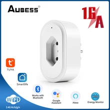 16A Brazil Standard Plug Tuya Wifi Smart Socket Adapter Power Monitor Timer Voice Control Works With Google Home Alexa
16A Brazil Standard Plug Tuya Wifi Smart Socket Adapter Power Monitor Timer Voice Control Works With Google Home Alexa