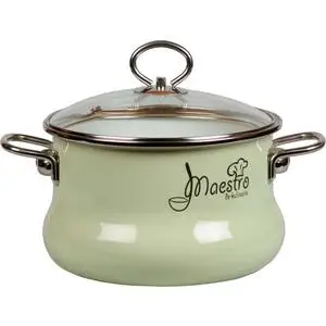 Casserole enameled 4.0 L vitross maestro (8so205s light green) 
Casserole enameled 4.0 L vitross maestro (8so205s light green)