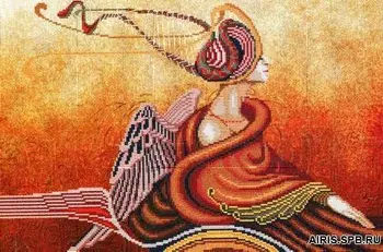 NNK 3125 set for embroidery 'music of feelings. Arfa' 
NNK 3125 set for embroidery 'music of feelings. Arfa'