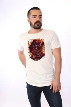 Angemiel Wear Cigar Smoking Vicinity Monkey Cotton White Men 'S T-Shirt 
Angemiel Wear Cigar Smoking Vicinity Monkey Cotton White Men 'S T-Shirt