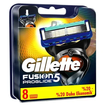 

8 pieces Replaceable blades Gillette Fusion 5 Proglide razor blade Shaving 5 layers stainless steel jilet