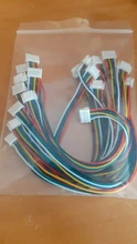 Conector de Cable de 5 uds., conector Micro macho JST GH 1,25 2P/3P/4P/5P/6 pines, conectores de enchufe de 15CM, cables 28AWG