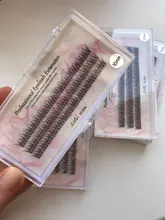 Extensión de pestañas de seda profesional, Pestañas postizas de pestañas con cola de pato a la moda