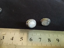 Natural Oval 6x10 8x12 10x14 MM piedra lunar de plata de ley 925 pendientes para las mujeres joyería de la vendimia de la fiesta de compromiso aniversario regalo venta al por mayor