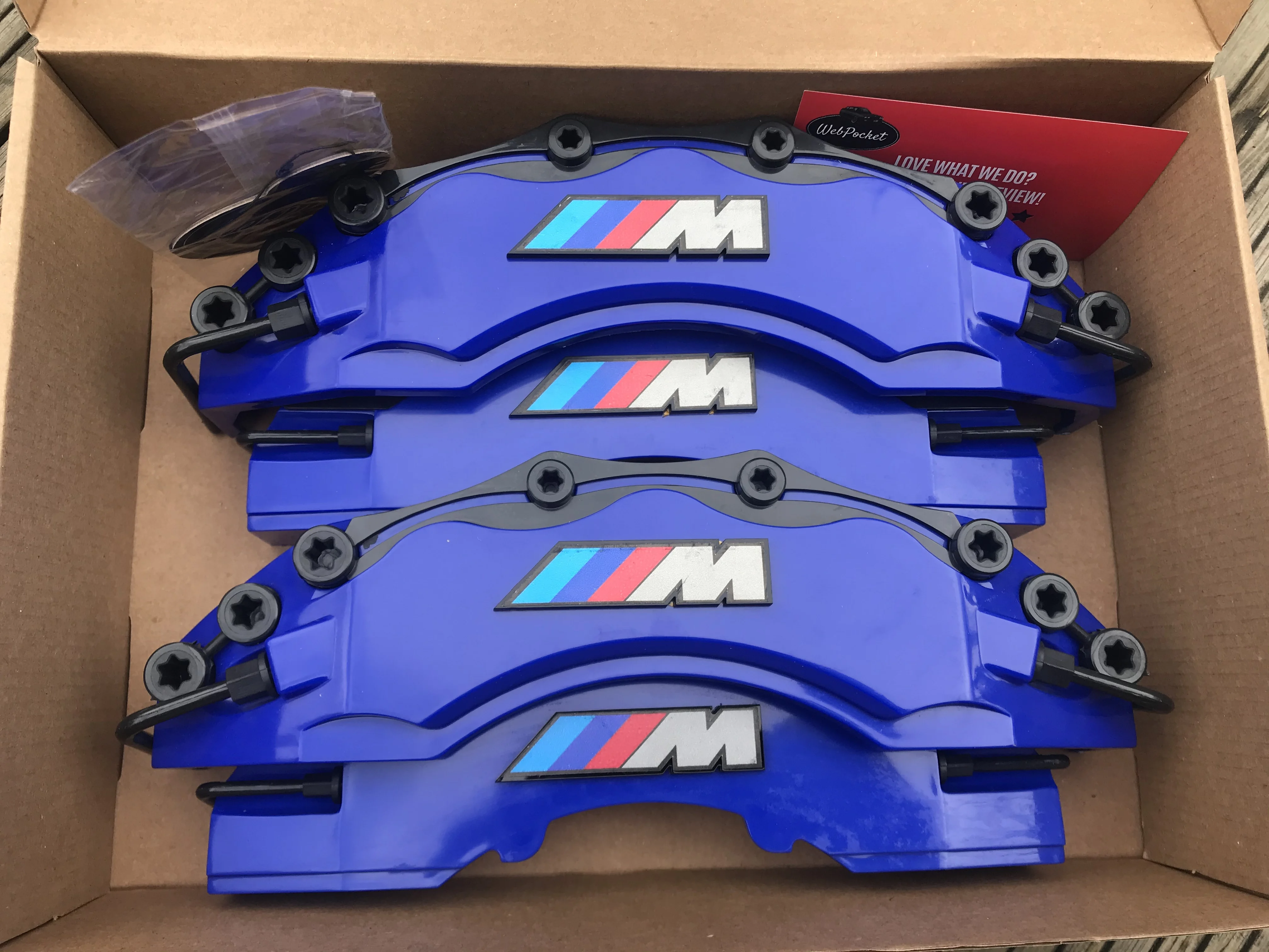 4pc Brake Caliper Covers Blue E30 E36 E46 E39 E90 E91 E92 E60 F80 F82 M POWER
4pc Brake Caliper Covers Blue E30 E36 E46 E39 E90 E91 E92 E60 F80 F82 M POWER