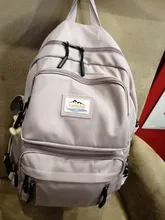 Mochila De estudiante para mujer, famosa marca, negra, informal, para adolescentes, Sac A Dos, bolsa de libros