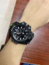 SMAEL-Reloj deportivo de cuarzo para hombre, cronógrafo analógico de estilo militar y a la moda, código 1545