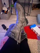 Botas De nieve aterciopeladas para Mujer, Zapatos cálidos De ante, a la moda, para invierno, 2020