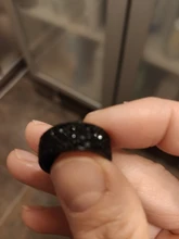 Anillo de boda de acero inoxidable para hombre y mujer, sortija negra de alta calidad, Punk Rock, azul, rojo, verde, cristal, 6, 7, 8, 9, 10 y 11