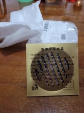 Bathroom-Accessory Floor-Drain Antique Brass Flower-Art Waste-Grate100mm--100mm YT-2104