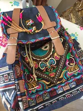 Tribal Vintage Hmong Thai étnica india Boho hippie étnico bolso, mochila bolso SYS-174