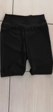 Pantalones cortos deportivos para mujer, Shorts ajustados elásticos de cintura elástica negro, informales, para Fitness, para verano