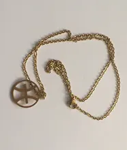 Rinhoo-collar de acero inoxidable con signo del zodiaco y Estrella, colgante de 12 Constelaciones, cadena de oro para mujeres y hombres, regalo de joyería