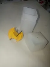 1Pc de 45 grados de bloqueo de broca para ranuradora de inglete 6mm 1/4 mango madera Tenon herramienta de corte de fresado perforación fresado para madera aleación de carburo