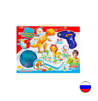 The developing children's designer with a 3D screwdriver assembly (3 in 1, assemble and mix)
The developing children's designer with a 3D screwdriver assembly (3 in 1, assemble and mix)