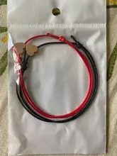 2 unids/lote Pequeño amor corazón pulsera de la suerte, rojo, negro, blanco, Color de la cuerda pulsera ajustable par de Pulseras de Moda al por mayor