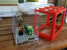 Mini acuario con lámpara LED USB para peces betta, tanque para peces con luz para lucha de peces