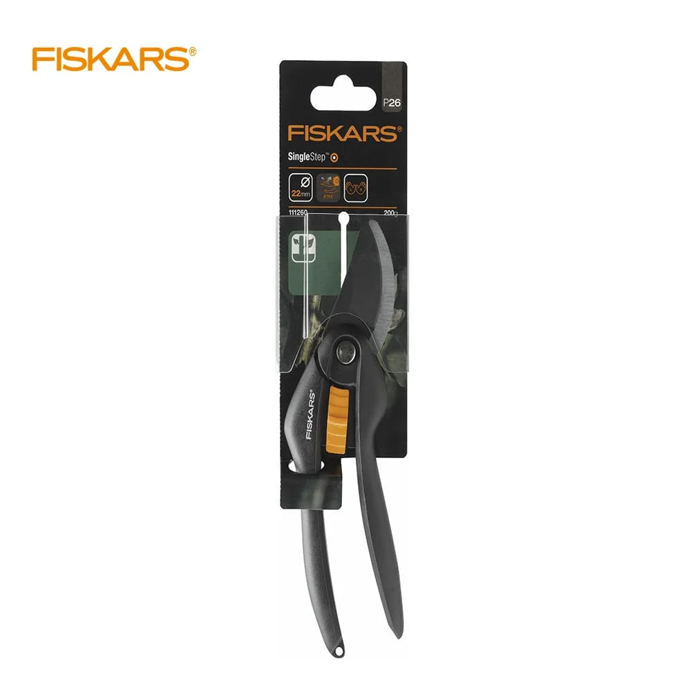 Fiskars Tijeras de podar, Cuchilla Bypass, Ø de corte: 2,2 cm, 1000567 Fiskars Tijeras de podar, Cuchilla Bypass, Ø de corte: 2,2 cm, 1000567