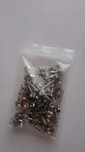 Lote de 20 a 100 unidades de cierres para pendiente dorados para mujer, de acero inoxidable blanco, pasadores de base, topes para pendientes, accesorios para pendientes, reverso de oreja para fabricación de joyas DIY
