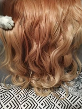 TALANG-extensiones de cabello rizado, accesorio largo, liso y ondulado, color negro y marrón, 5 pinzas para el pelo