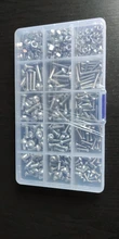 Bolt Head-Cap Assortment-Kit-Set Screw-Nut Button-Socket Metric Hexagon 304-Stainless-Steel