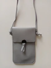 Cartera de bolsillo para exteriores para mujer, bolso cruzado decorativo con forma de corazón, pantalla táctil para teléfono móvil