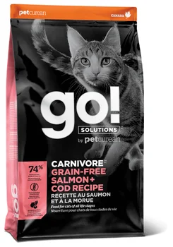 GO! For kittens and cats with salmon and cod (GO! Carrivore GF salmon + cod recipe for cats) 3,63 kg
GO! For kittens and cats with salmon and cod (GO! Carrivore GF salmon + cod recipe for cats) 3,63 kg
