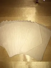 Mini sobre de papel Kraft blanco y negro, tarjeta de mensajes, almacenamiento estacionario, regalo, 20 Uds.