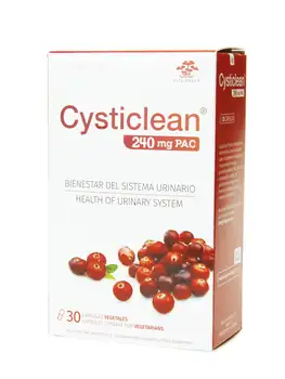 Cysticlean 240 mg 30 capsules prevent and treat cystitis
Cysticlean 240 mg 30 capsules prevent and treat cystitis