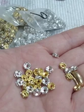 Espaciadores de diamantes de imitación, cuentas de cristal checo para fabricación de joyas, pulsera, collar, abalorios, accesorios, 4/6/8/10mm, 100 Uds.