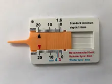 Suministros de herramientas de medida, medidor de 0-20mm, indicador metalúrgico para llanta de coche automática, depthómetro, medidor de profundidad, Página de motocicleta