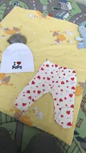 Gorros de algodón para niña recién nacida, accesorios de fotos con pompón, amo a mamá y papá, sombrero para niño, niño niña, gorro, gorros para niño