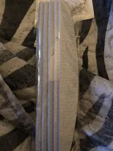 Lima de uñas profesional, lija de media luna, pulido de uñas, herramientas de cuidado de manicura, 100/180