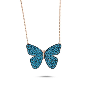 Merve Gümüş'ten 925 Sterling Nano Zirconia stone Butterfly Necklace
Merve Gümüş'ten 925 Sterling Nano Zirconia stone Butterfly Necklace
