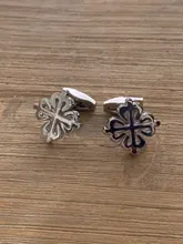 Gemelos de boda para hombre, alta calidad, oro rosa, nudo de China, directo de fábrica, XK038